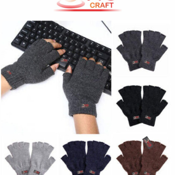 Warm Half Finger Gloves Winter Fingerless Gloves