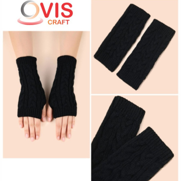 Winter Autumn Warmer Fashion Girls Wrist Gloves Women Knitted Fingerless Finger Glove