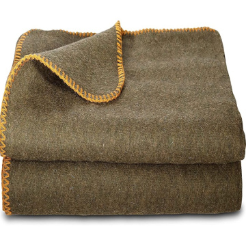 Military Wool Blanket for ,Camping & Everyday Use