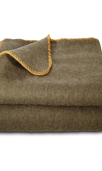 Military Wool Blanket for ,Camping & Everyday Use